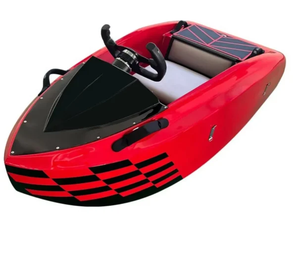 Bateau kart à moteur à essence 110cc Mini bateau mini jet