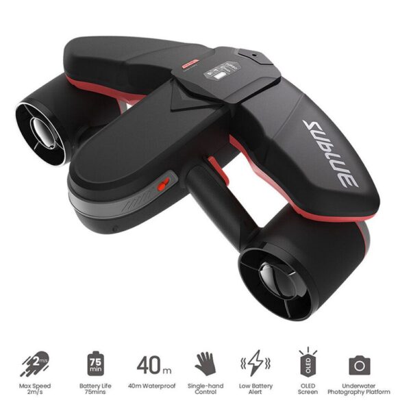 Sublue WhiteShark Navbow Scooter Sous-Marin - Rouge flamme – Image 4