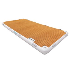 Plateforme gonflable bateau Yachtbeach 4.10 Premium Teak