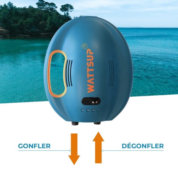 Gonfleur Electrique Paddle / Kayak Batterie Wattsup Swift+ 20 PSI avec embouts – Image 5