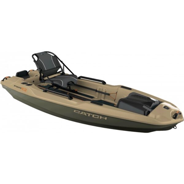 Kayak de pêche Pelican Catch PWR 100 Khaki – Image 4