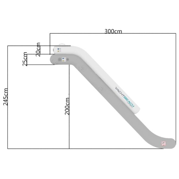 Toboggan gonflable geant Yachtbeach Mini Side – Image 4