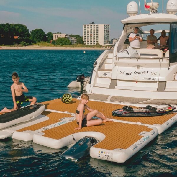 Plateforme gonflable bateau Yachtbeach mono scooter sous marin – Image 4