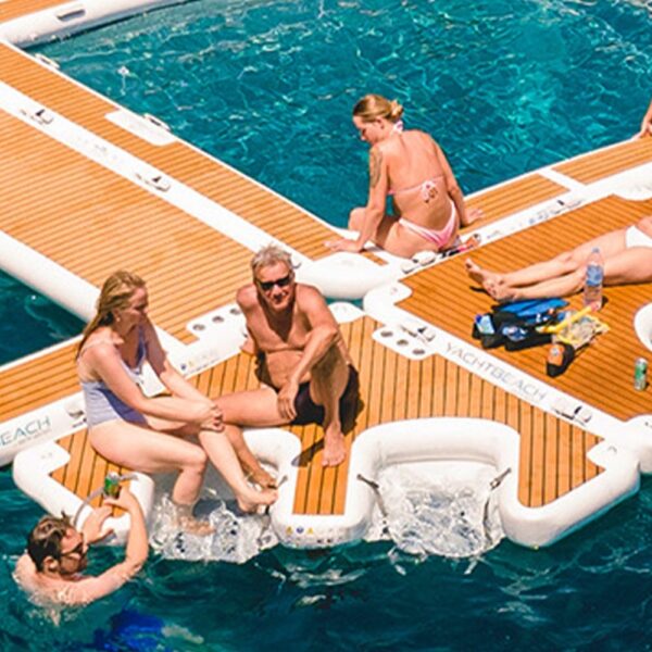 Plateforme gonflable bateau Yachtbeach Duo scooter sous marin – Image 5